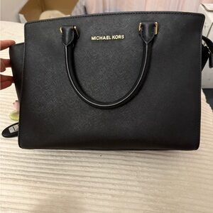 Michael Kors Black Satchel Bag